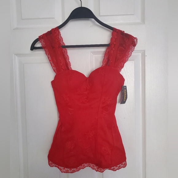 Spirit Other - Lace Bustier Corset Top